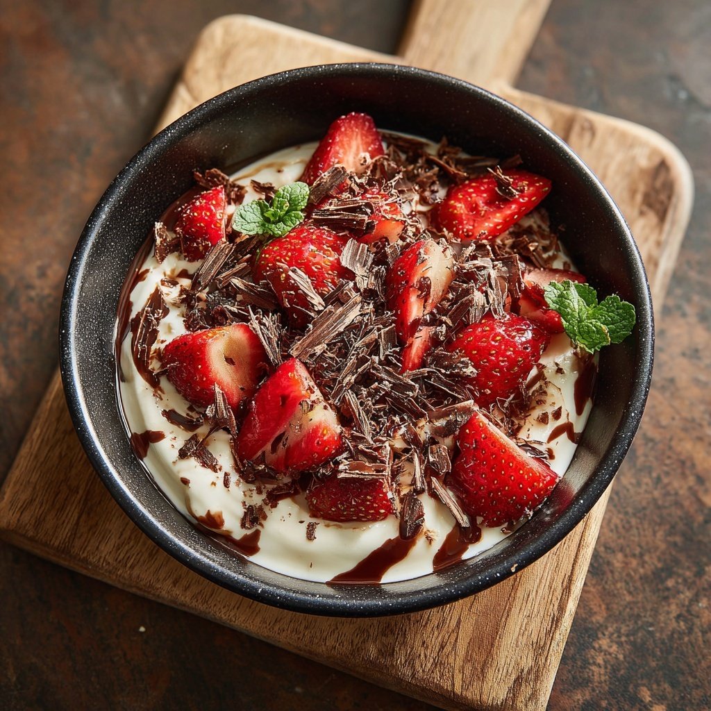 Chocolate Strawberry Breakfast Bowl