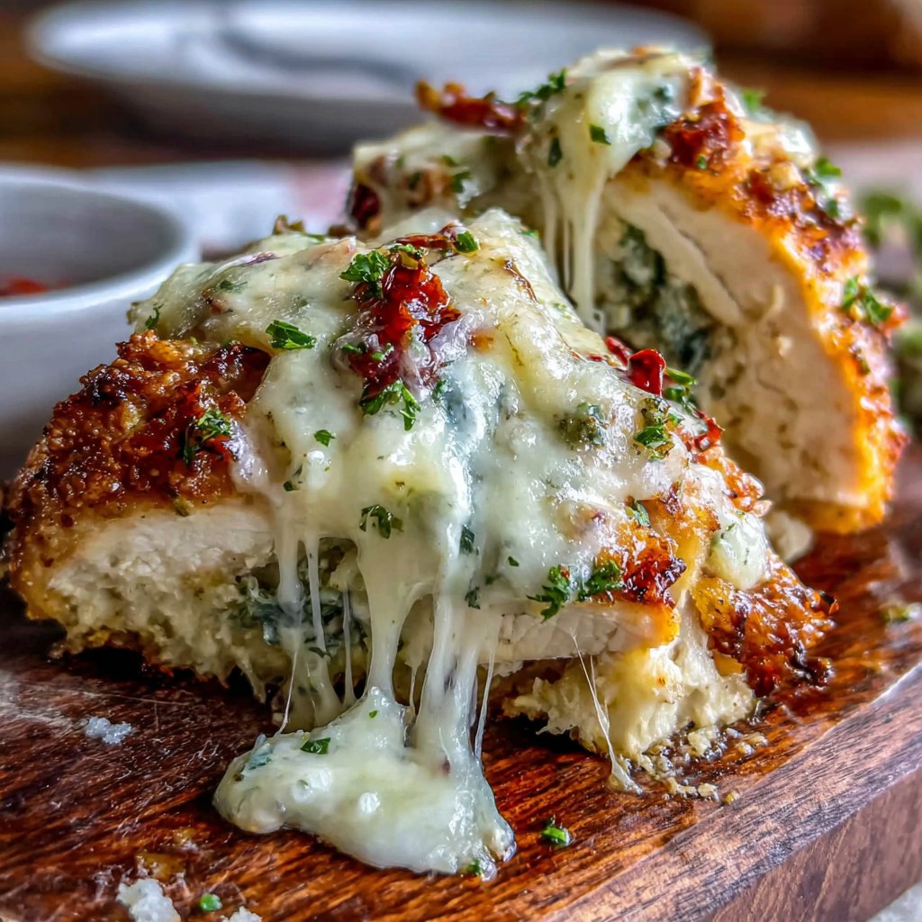 Baked Spinach Artichoke Chicken