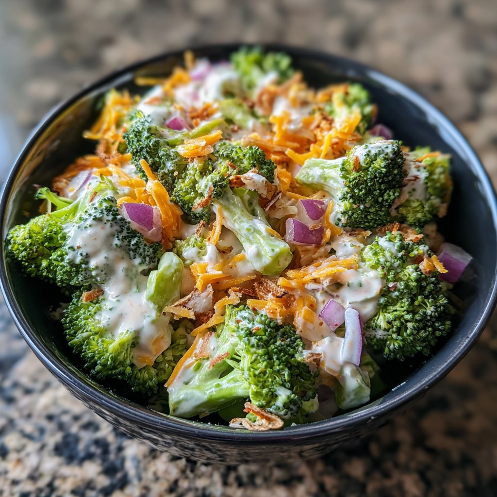 Broccoli Cheddar Salad Bowl
