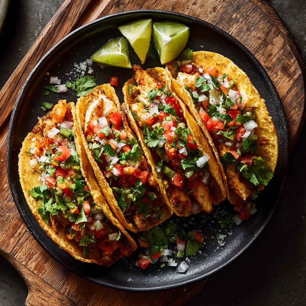 Global Mexican Chicken Tacos