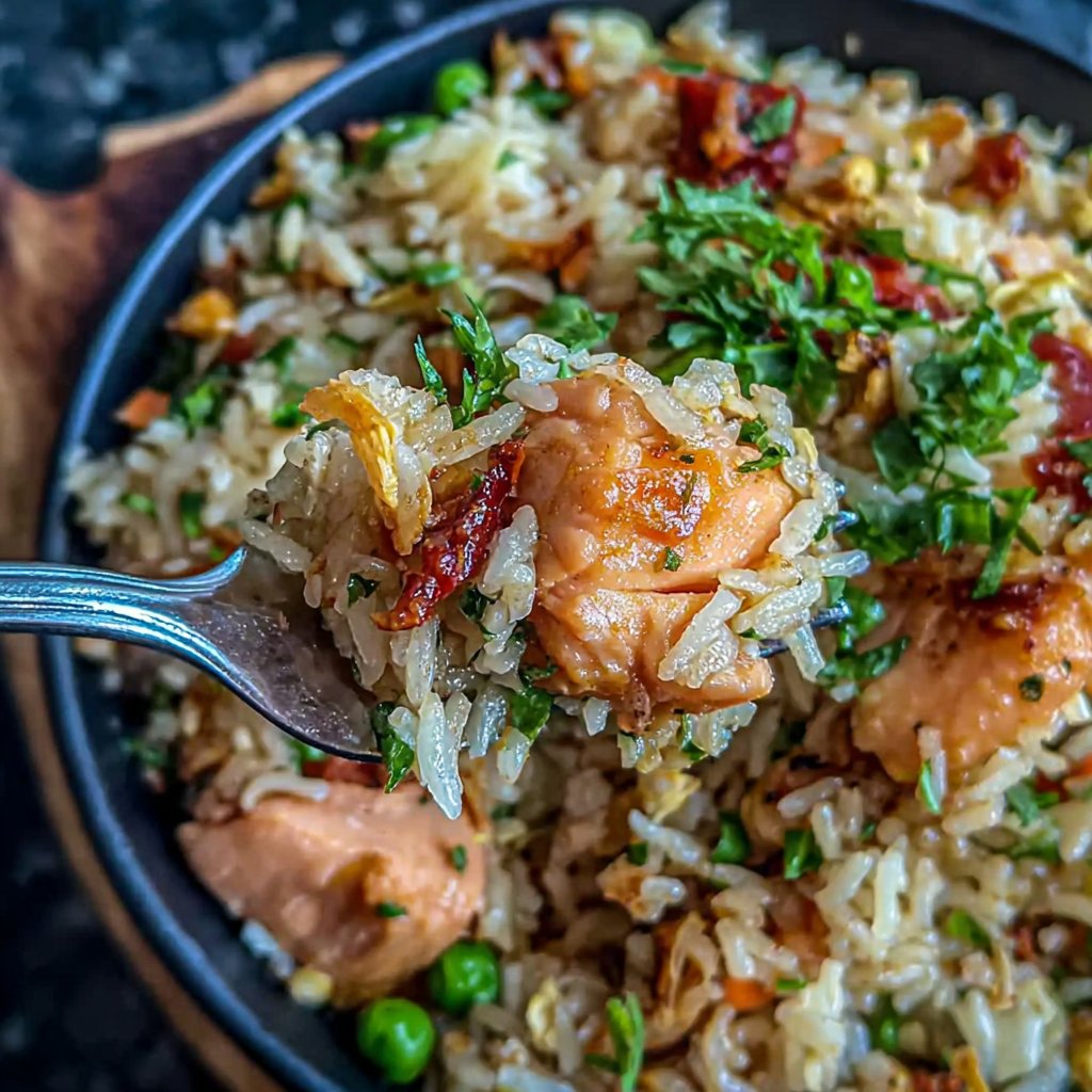 Salmon Fried Rice Protein