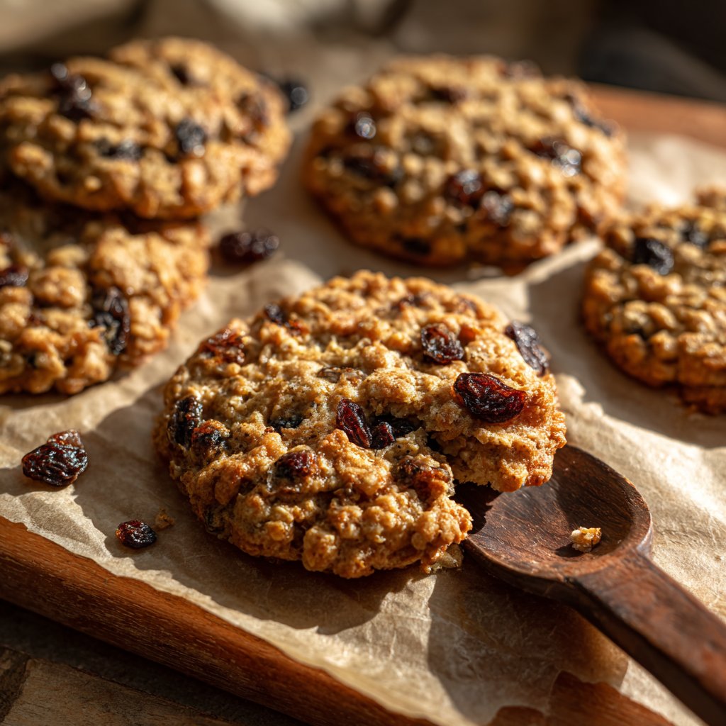 Oatmeal Raisin Spring Cookies