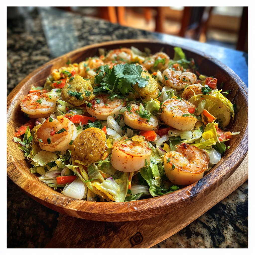 Zesty Seafood Spring Salad