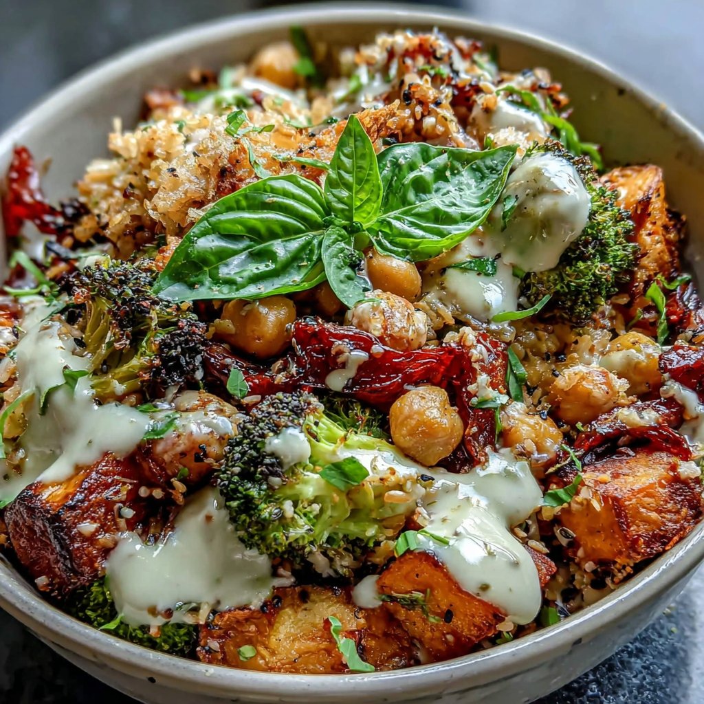 Roasted Vegetable Buddha Bowls