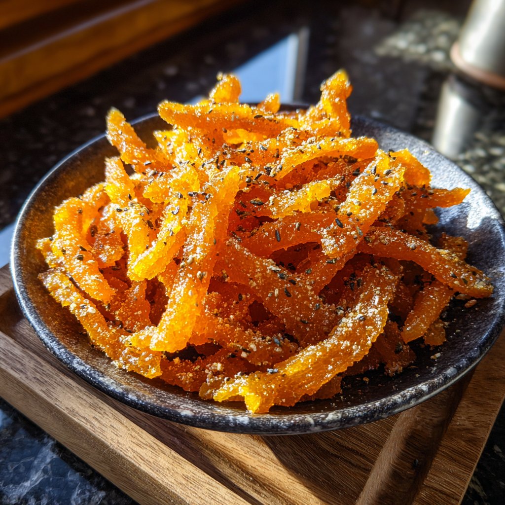Candied Orange Peel with Cardamom